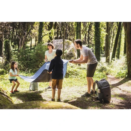 Plaid couverture confort pour pique nique et camping - 170 x 140 cm decathlon