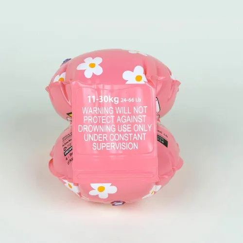 Brassards de piscine enfants Rose imprimé "FLEURS " 11-30 kg
