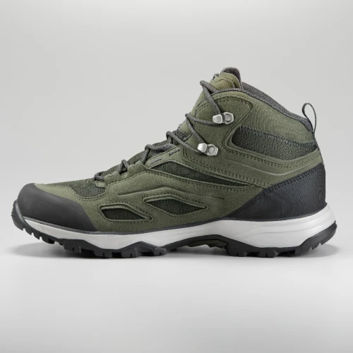 Chaussures imperméables de randonnée montagne - mh100 mid noir homme