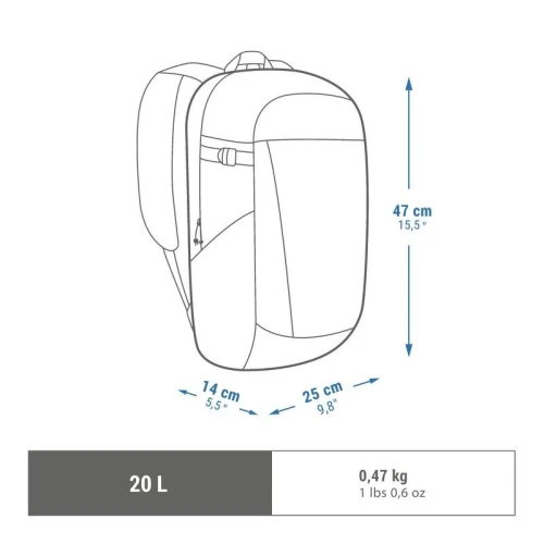 SAC Decathlon À DOS DE RANDONNÉE 20L - NH ARPENAZ 100