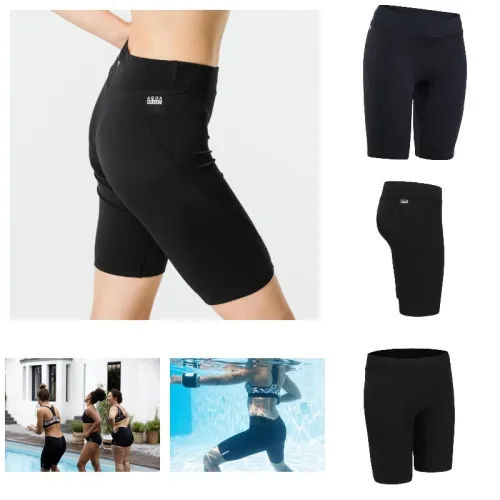 Bas de maillot de bain shorty long noir decathlon
