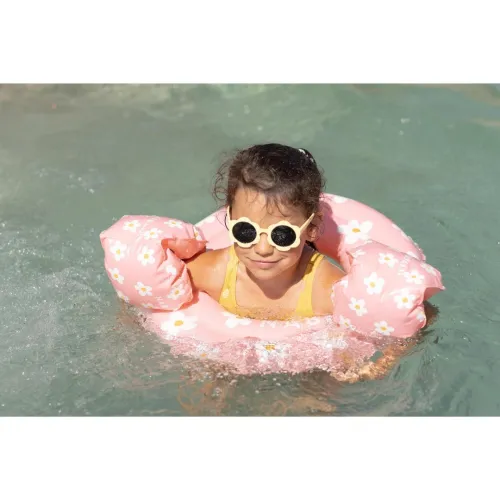 Bouée PiscineDecathlon Gonflable Beige 51 cm imprimé SAVANE Pour Enfant 3-6 ans