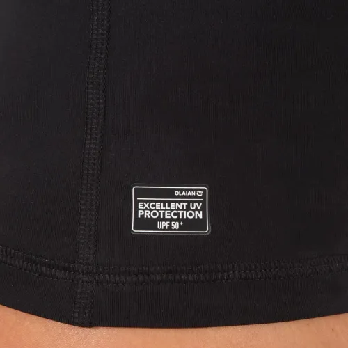 Tee Shirt Anti Decathlon Uv Surf Manches Longues Femme Noir