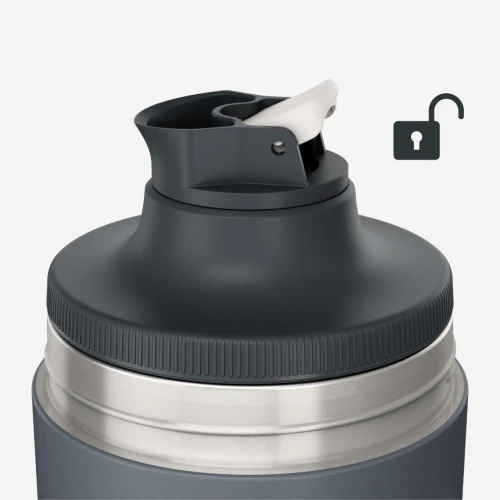 Bouteille inox isotherme avec filtre à thé 1,5L, de randonnée et camping