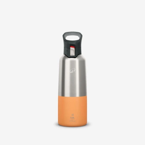 Gourde isotherme inox 0,8L bouchon à ouverture rapide pour la randonnée 