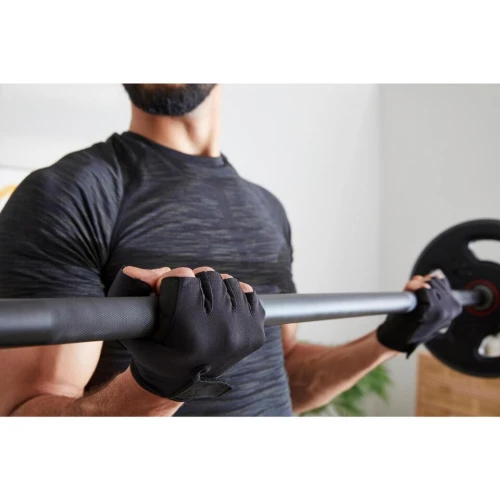 Gants Decathlon musculation 100 noir