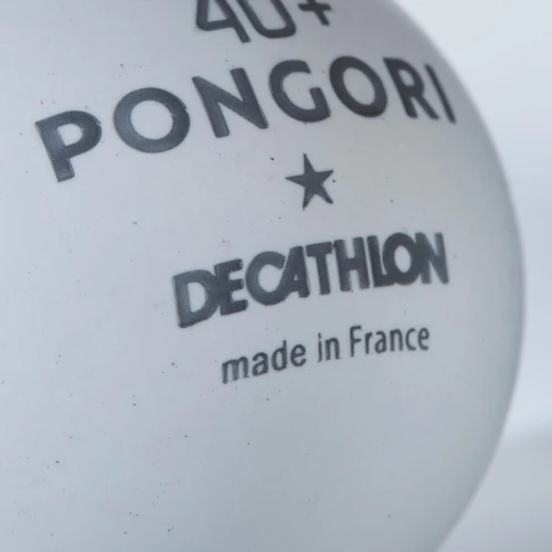 Decathlon BALLES DE TENNIS DE TABLE TTB 100 1* 40+ x 6 ORANGE / BLANCHE