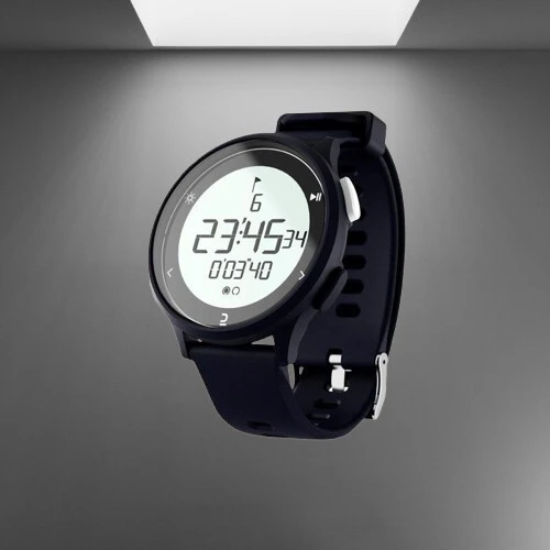 Montre decathlon chronomètre de course à pied W500M BLEUE