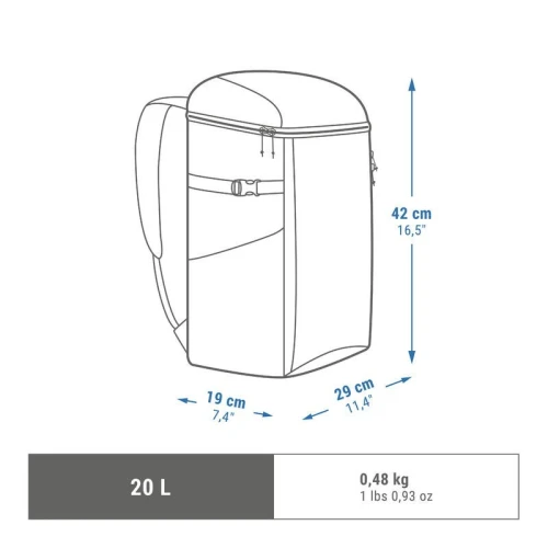 Sac à dos isotherme 20L - NH Ice compact 100n decathlon 