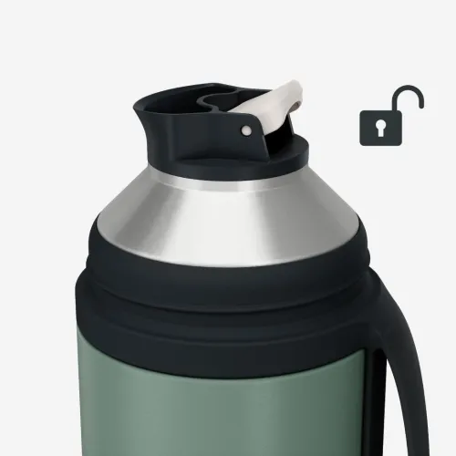 Bouteille inox isotherme avec filtre à thé 1L, de randonnée et camping