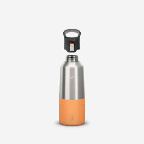Gourde isotherme inox 0,8L bouchon à ouverture rapide pour la randonnée 