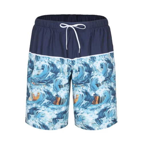 boardshort Surfing men blue wave* noir