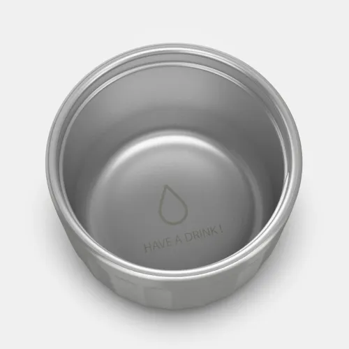Bouteille inox isotherme avec filtre à thé 0,4L, de randonnée et camping