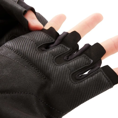 GANT DECATHLON MUSCULATION 500 NOIR-KAKI / NOIR