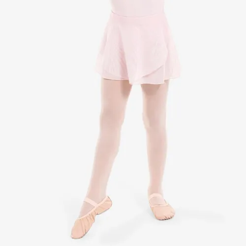 Decathlon Jupette portefeuille danse classique en voile fille, rose