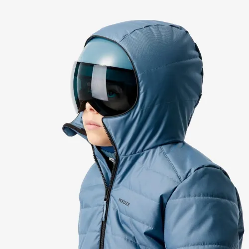 Decathlon Doudoune de ski enfant chaude et imperméable - 100 warm bleu
