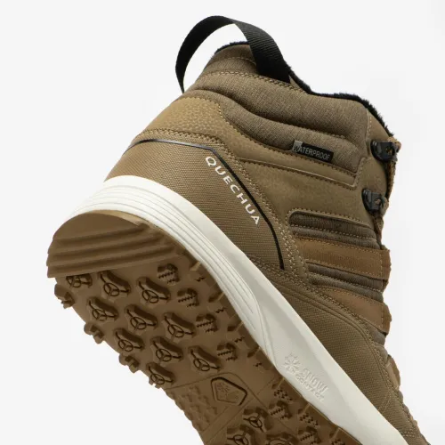 Chaussures de randonnée chaudes et imperméables homme, NH500 Mid noir- decathlon