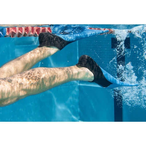 Palmes de Natation Trainfins 500 Bleu Noir Decathlon 