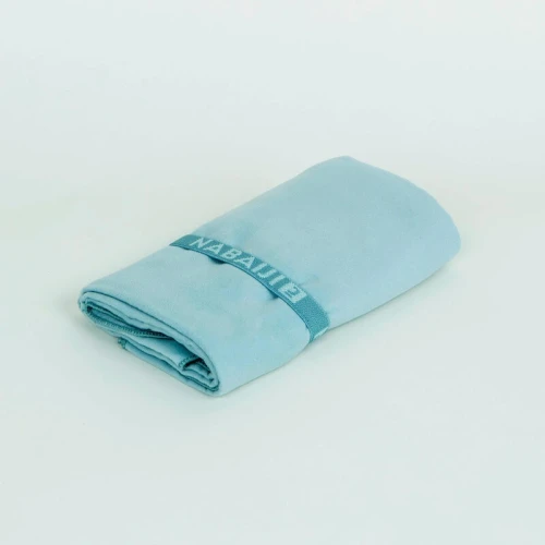 Serviette de bain microfibre bleu taille L 80 x 130 cm