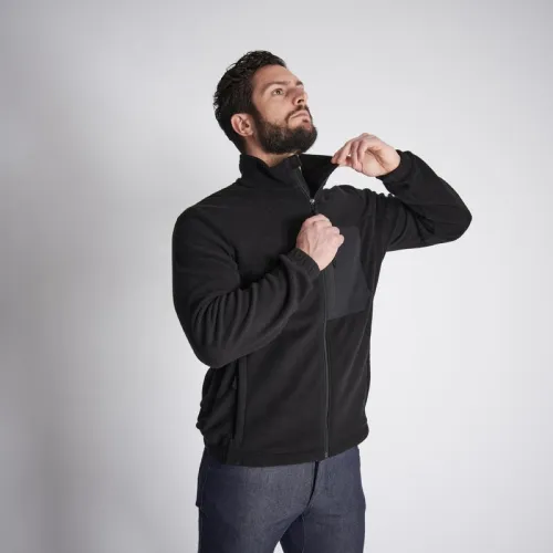 VESTE POLAIRE DECATHLON NOIRE 500 DECATHLON