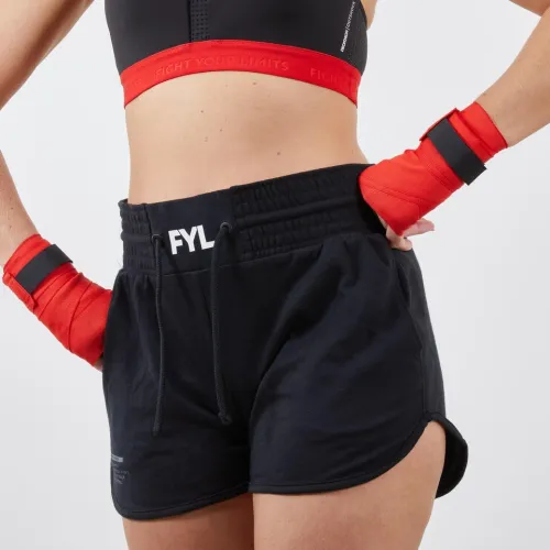 Bandes Decathlon  de boxe 2,5m Noires / Rouges.