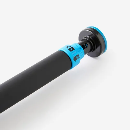 Decathlon barre de traction pour porte avec verrouillage - BT150 -70 cm  s'étend de 65 à 95cm.
