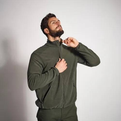 VESTE Decathlon POLAIRE CHASSE Vert / marron