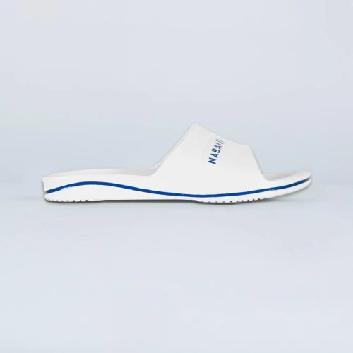 Decathlon SANDALE CLAQUETTE PISCINE HOMME 100 PLUS BLANCHE