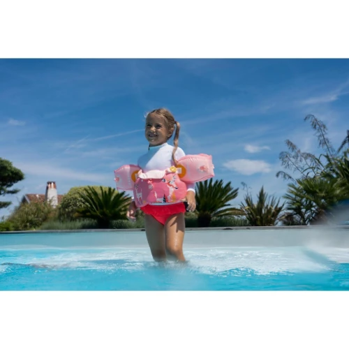 Brassards-Ceinture Piscine Evolutif TISWIM Enfant 15 à 30 kg Bleu "Tigre"