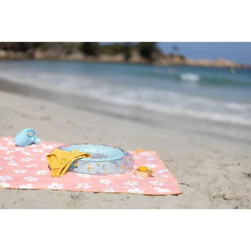 Serviette de bain microfibre compact imprimé taille L 80 x 130 cm