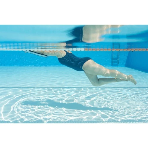 MAILLOT Decathlon DE BAIN DE NATATION FEMME 1 PIÈCE HEVA BLEU