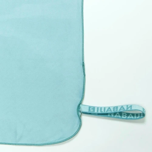 Serviette de bain microfibre bleu taille L 80 x 130 cm
