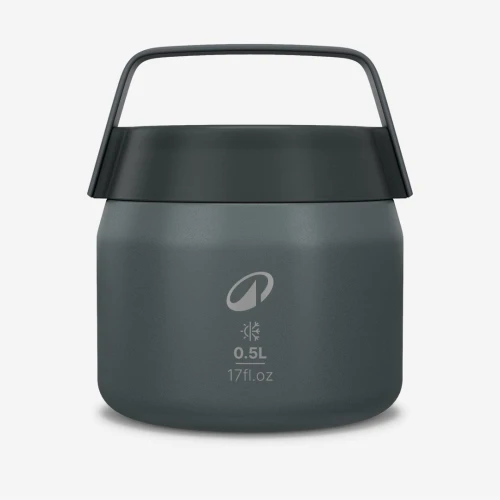 Boite alimentaire 900 isotherme acier inox 0,5L pour le camping, randonnée/trek Decathlon