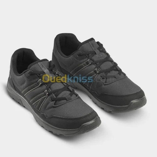 CHAUSSURES DECATHLON DE RANDONNÉE NATURE NH100 HOMME Gris carbone / kaki/ bleu