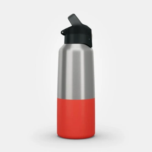 Gourde isotherme inox 0,8L bouchon à ouverture rapide pour la randonnée 