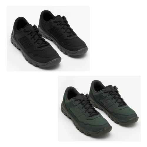 Chaussures de randonnée homme, NH50 noir/ vert