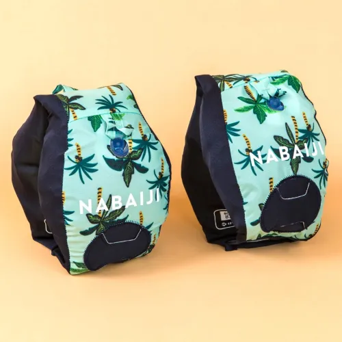 Brassards-Ceinture Piscine Evolutif TISWIM Enfant 15 à 30 kg Bleu "Tigre"