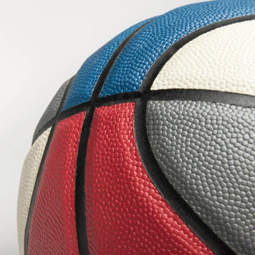 Ballon de basketball taille 7 - BT500 orange beige jaune Decathlon 