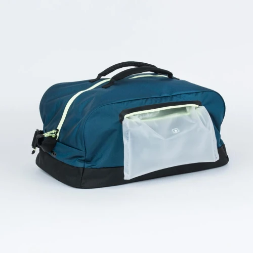 Sac de piscine Duffle bag 27L 3 compartiments, gris rose-bleu noir