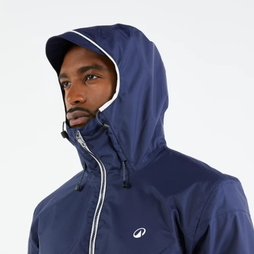 Veste Decathlon imperméable de voile - veste de pluie coupe vent sailing 100 bleu marine