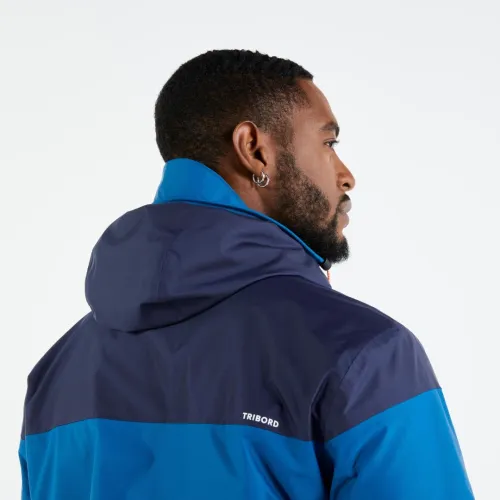 Veste Decathlon imperméable de voile - veste de pluie coupe vent sailing 100 bleu marine