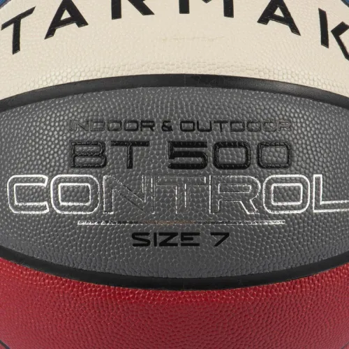 Ballon de basketball taille 7 - BT500 orange beige jaune Decathlon 
