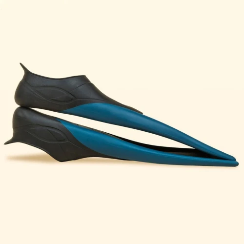 Palmes de Natation Trainfins 500 Bleu Noir Decathlon 
