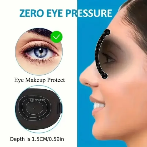 Masque de sommeil 3D profond pour les yeux de couchage confortable, léger et respirant unisex