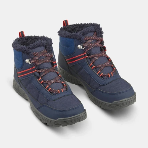 CHAUSSURES DECATHLON CHAUDES IMPERMÉABLES DE RANDONNÉE - SH100 WARM SCRATCH - ENFANT 