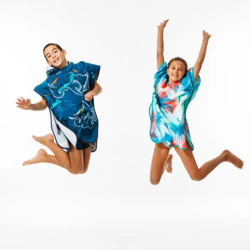 Poncho surf Enfant 110 à 135 cm - 500 Sweet decathlon