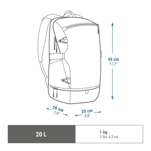Sac à dos isotherme 20L - NH Arpenaz 500 isotherme gris