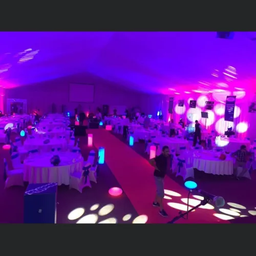 location de mobiliers lumineux pour événements