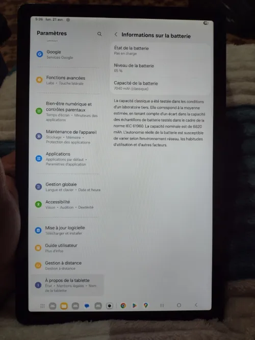 tablette Samsung TAB A9+