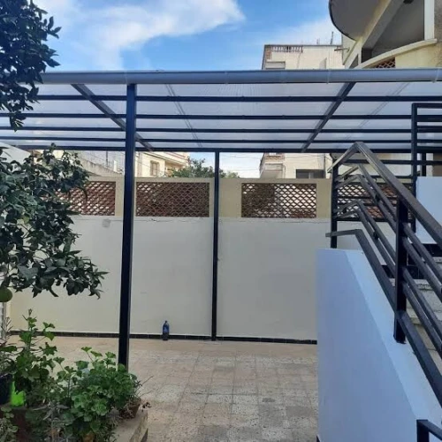 زجاج مريا الومنيومcabine douche façade en verre